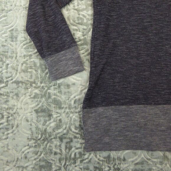 Green Envelope Sweater Women's Medium Gray Cowl Neck High Low  USA Made - Picture 5 of 11